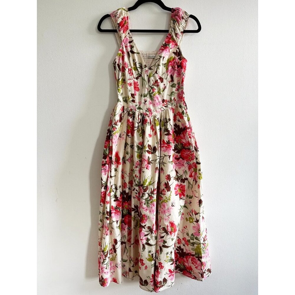 Abercrombie & Fitch Floral Smocked Dress NWT